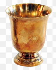 Small Gold - washed Sterling Silver Goblet Serveware png