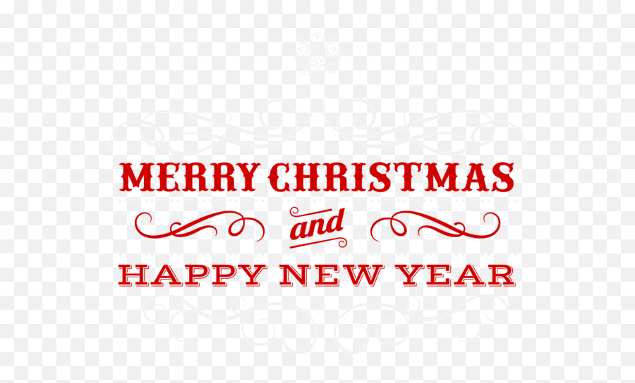 Merry Christmas And Happy New Year Png - Merry Christmas Happy New Year Png,Merry Christmas Transparent