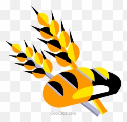 Pan Con Las Existencias De Trigo Libres Derechos - Wheat And Loaf Clip Art Png,Trigo Png
