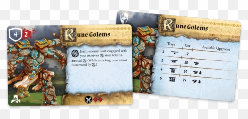 Juego De Expansión Runewars Golems Unit - Simaroco Outland Scouts png
