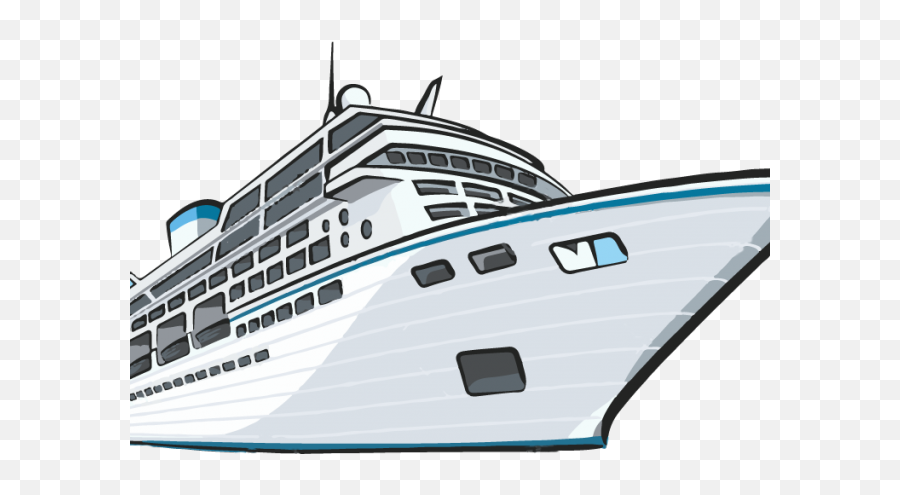 Cruise Ship Clipart Water Transportation - Clipart Cruise Simple Cruise Ship Drawing Png,Cruise Ship Transparent