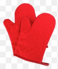 Red Non Slip Oven Mitts Transparent Png - Stickpng Heart,Oven Png