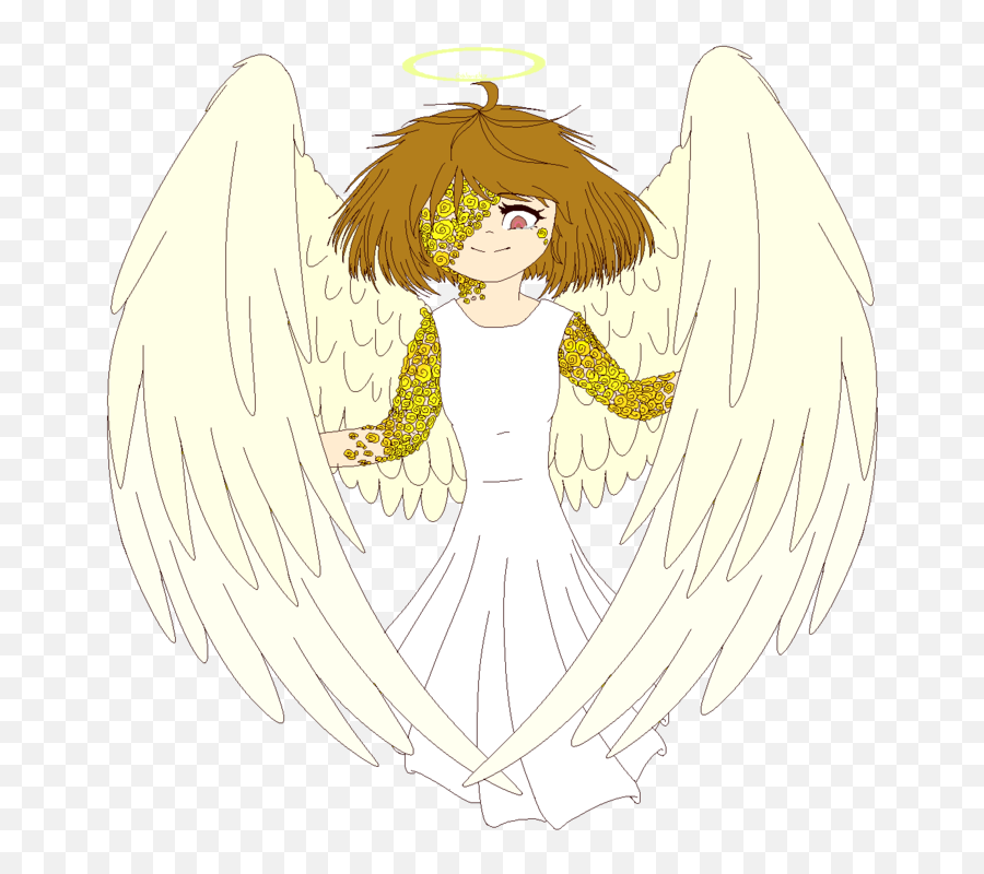 Flowerfell Frisk By Gabelucek - Angel 1024x768 Png Fairy,Frisk Transparent