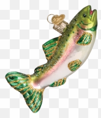 Hanging Christmas Ornaments Png - Alpine Rainbow Trout Christmas Ornaments Shark