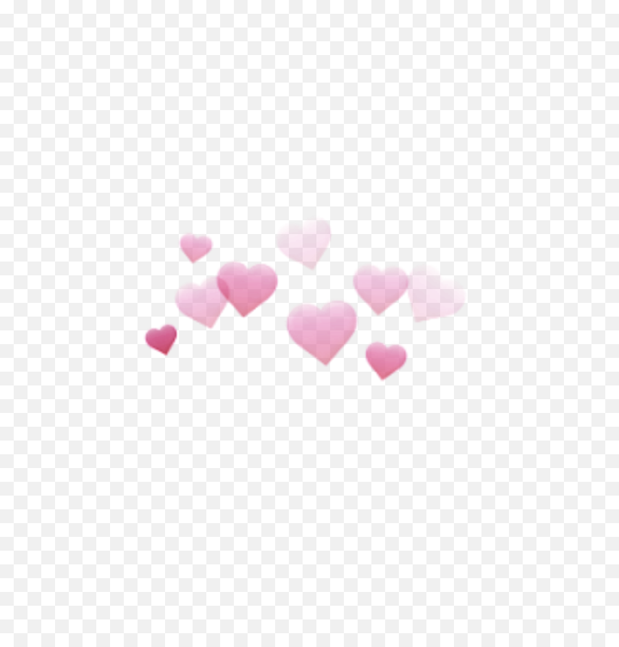 Heart Kalp Pink Pembe Rosa - Snapchat Hearts Png,Snapchat Heart Filter Png