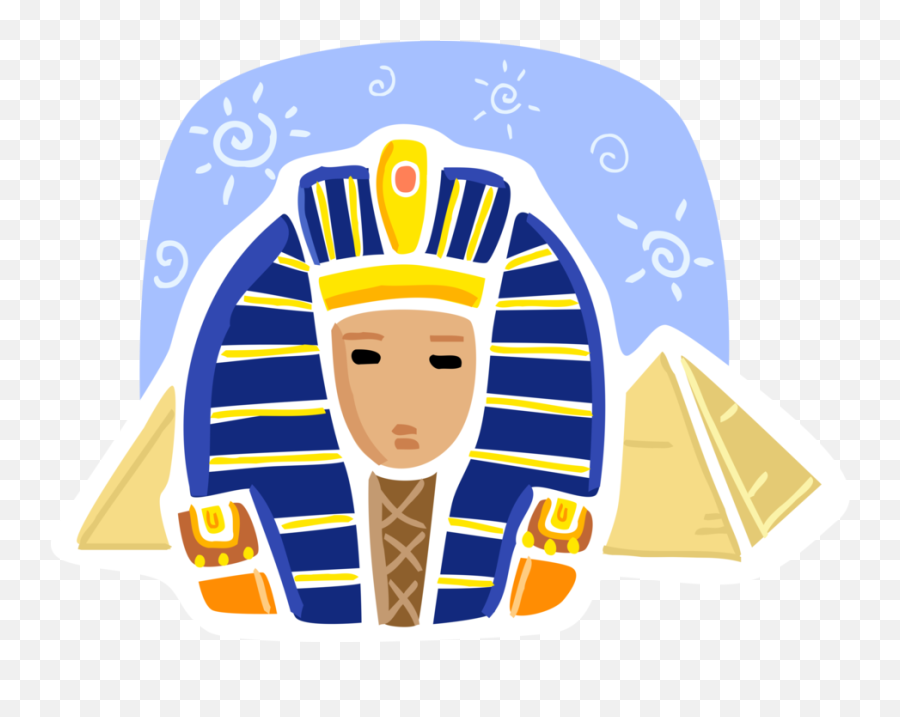 Vector Illustration Of Ancient Egyptian Pyramid - Sphinx Cartoon Sphinx Png,Sphinx Png