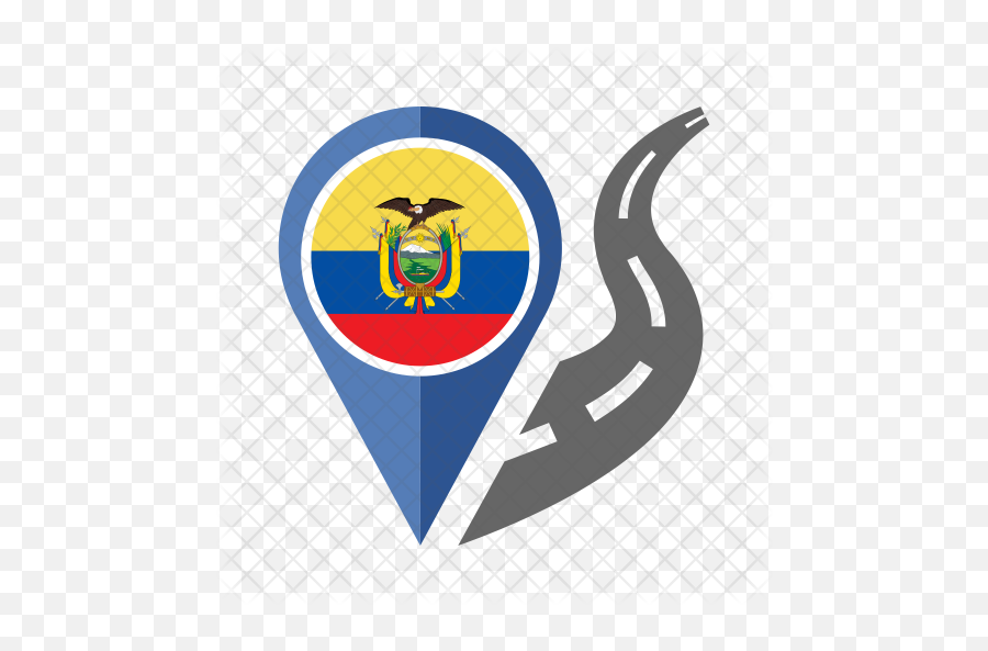 Ecuador Flag Icon Of Flat Style - Ecuador Icon Png,Ecuador Flag Png