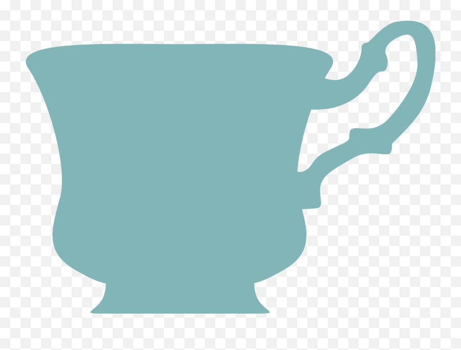 Vintage Coffee Cup Silhouette Free Image - Teacup Png,Coffee Cup Silhouette Png