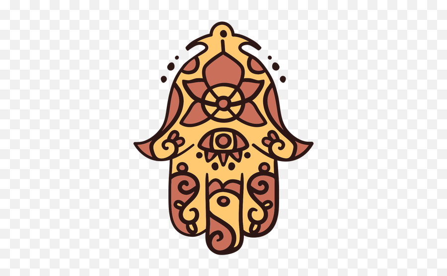 Upside Down Hamsa Hand Illustration - Hamsa Simple Upside Down Png,Hamsa Png