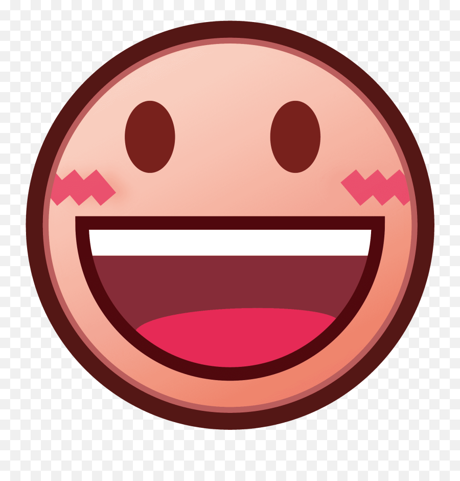 Grinning Face With Big Eyes Emoji Clipart Free Download - Emoticon Png,Big Eyes Png