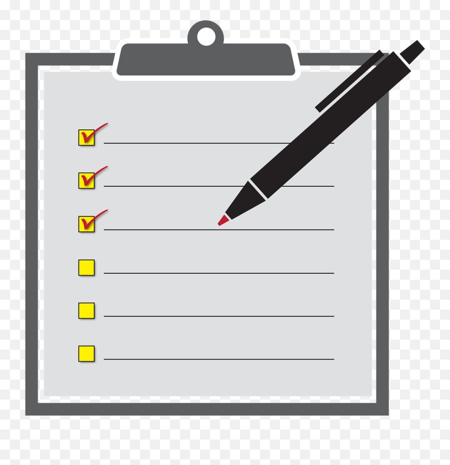 Checklist To Do Activities - Free Vector Graphic On Pixabay Activities Checklist Png,Chores Icon