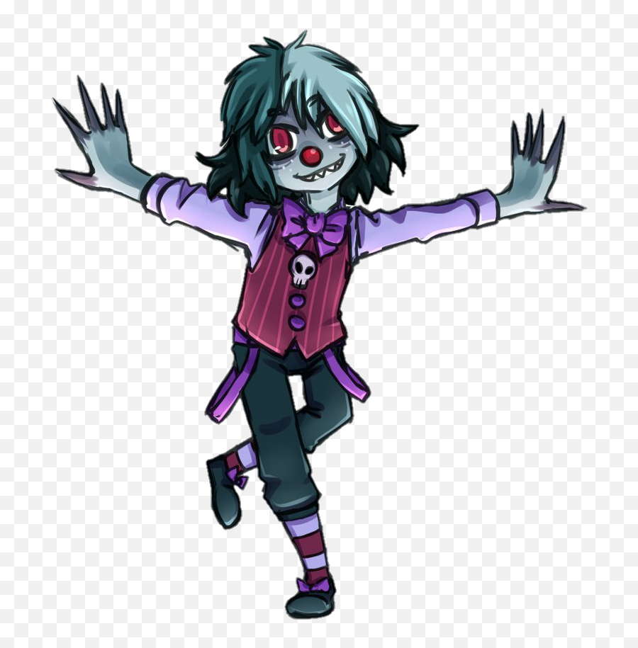 Download Clown Anime Halloween Cute Colorful Boy Animeboy - Drawing Cute Anime Boy Png,Cute Anime Png