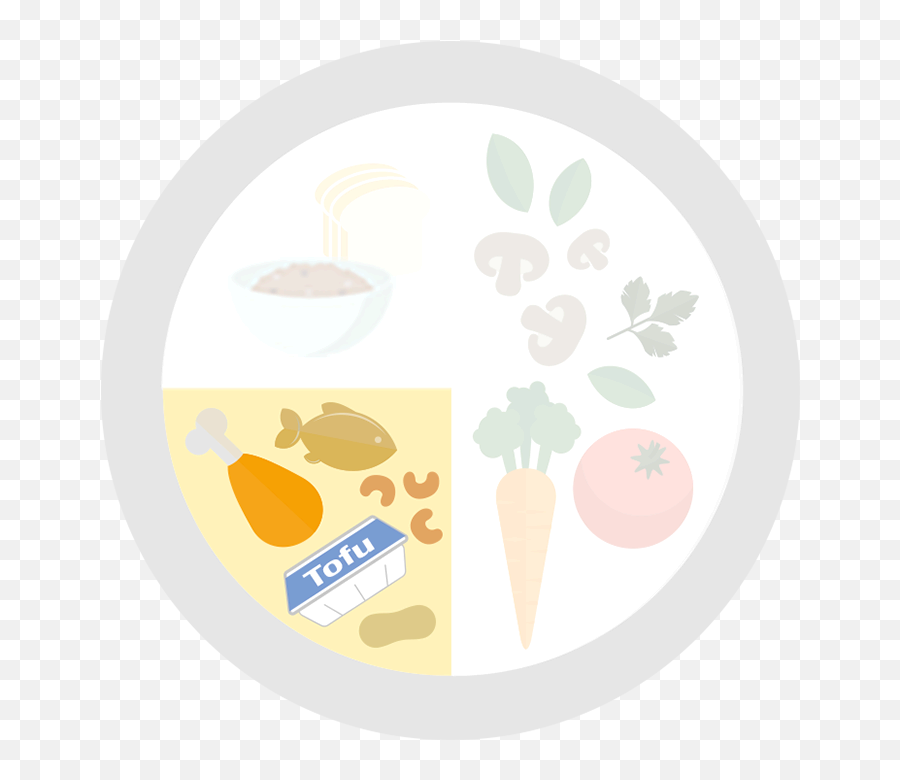 My Healthy Plate - My Healthy Plate Meat And Others Png,My Plate Replaced The Food Pyramid As The New Icon