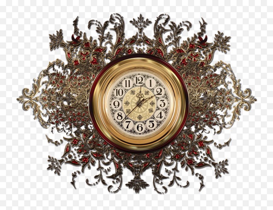 Jewels Jewelery Clock - Free Image On Pixabay Floral Design Png,Jewels Png