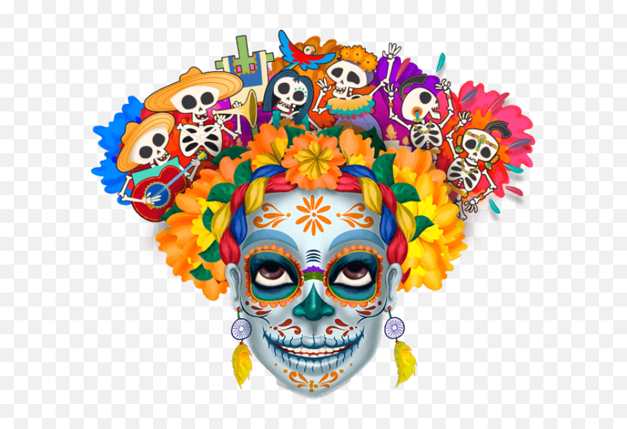 Tips - Day Of The Dead Png Catrina,Mexico Png