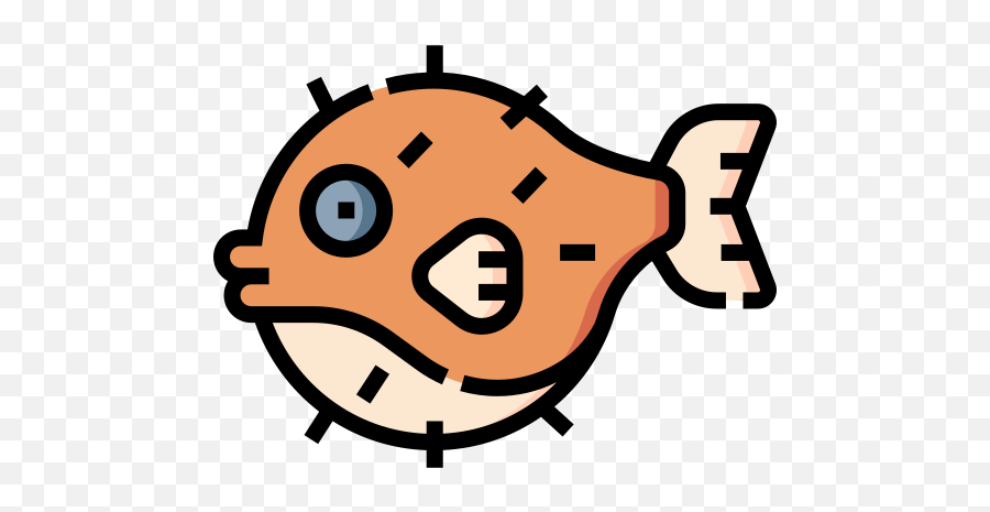 Blowfish - Free Animals Icons Fish Png,Icon On Ocean Menu