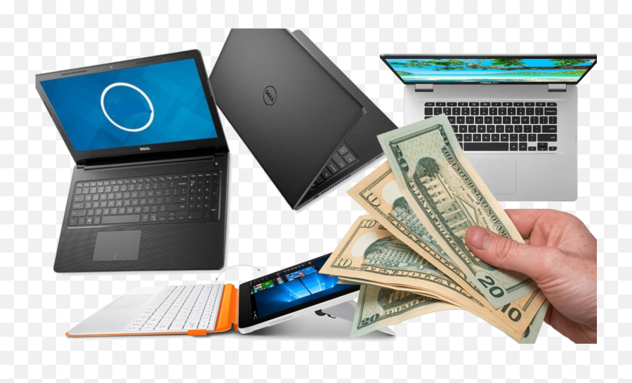 Sell My Laptop - Laptopnutscom Hand Money Png,Craigslist Icon For Desktop