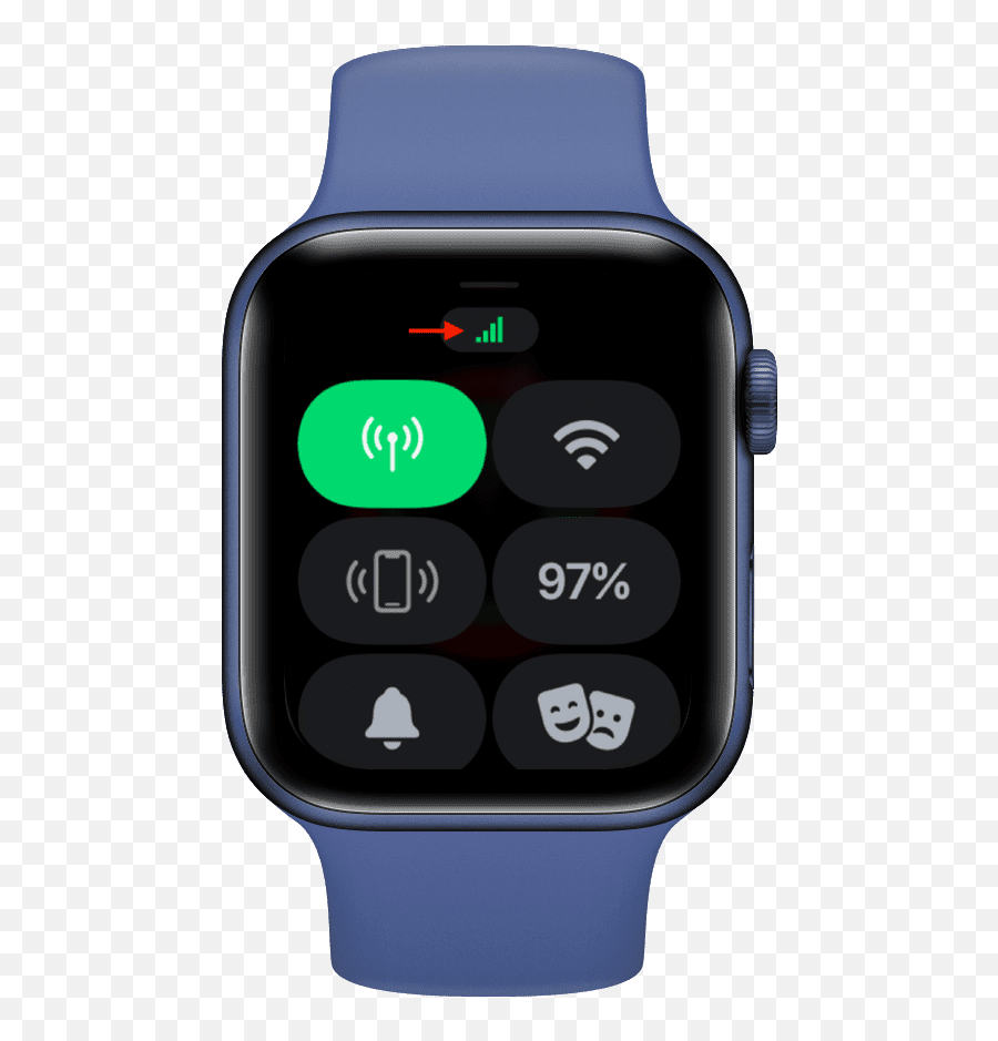 How To Know Whether Your Apple Watch Is Connected The - Camera Icon On Apple Watch Png,Apple Facetime Icon