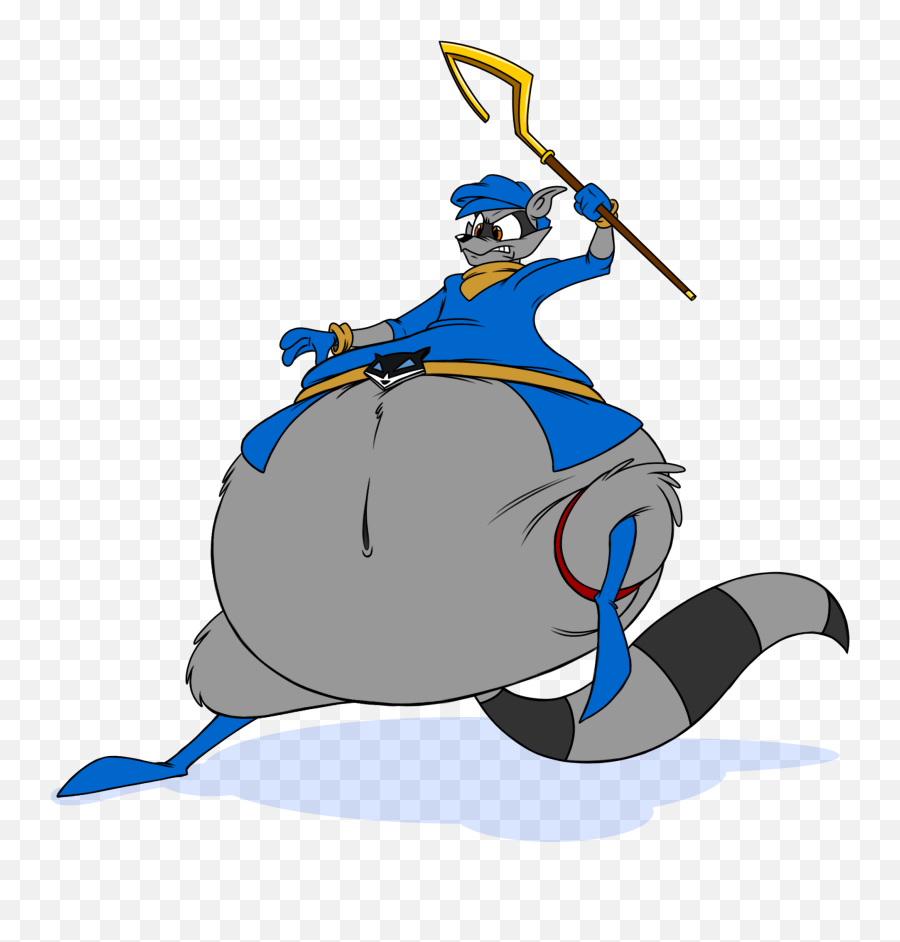 Download Fat Sly Cooper - Sly Cooper Belly Fat Png,Sly Cooper Png