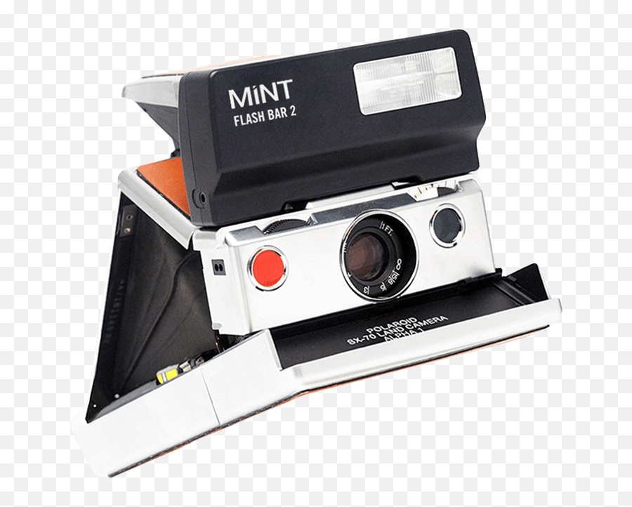 Accessories For Sx - 70 Vintage Polaroid Cameras Mint Camera Sx 70 Transparent Png,Camera Flash Png