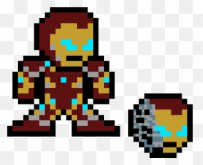 Mega Man 2 Sprite Clipart - Full Size 5703104 Easy Avengers Pixel Art png