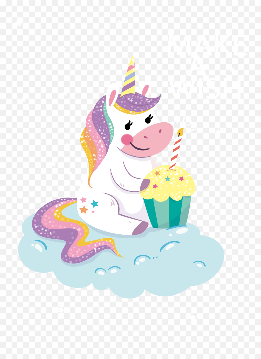 Download Wishing Birthday Euclidean Vector Unicorn Party - Birthday Unicorn Clip Art Png,Party Icon Png