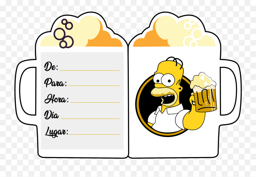 Jhon Mantilla Blog Tarjeta Homero Cerveza Png Svg - Tarjetas De Homero Simpson,Homero Png