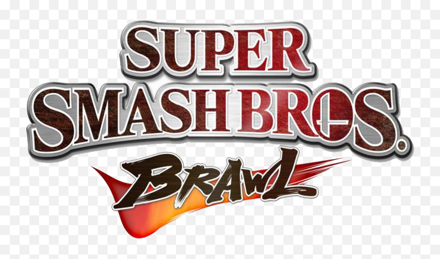 Super Smash Bros - Super Smash Bros Brawl Title Png,Smash Logo Png