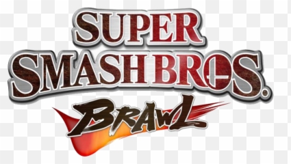 Super Smash Bros - Super Smash Bros Brawl Title Png,Smash Logo Png
