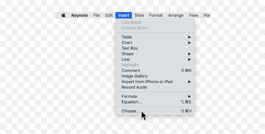 Finder - Addreplace Image In Keynote 91 6369 From Png,Apple Keynote Icon