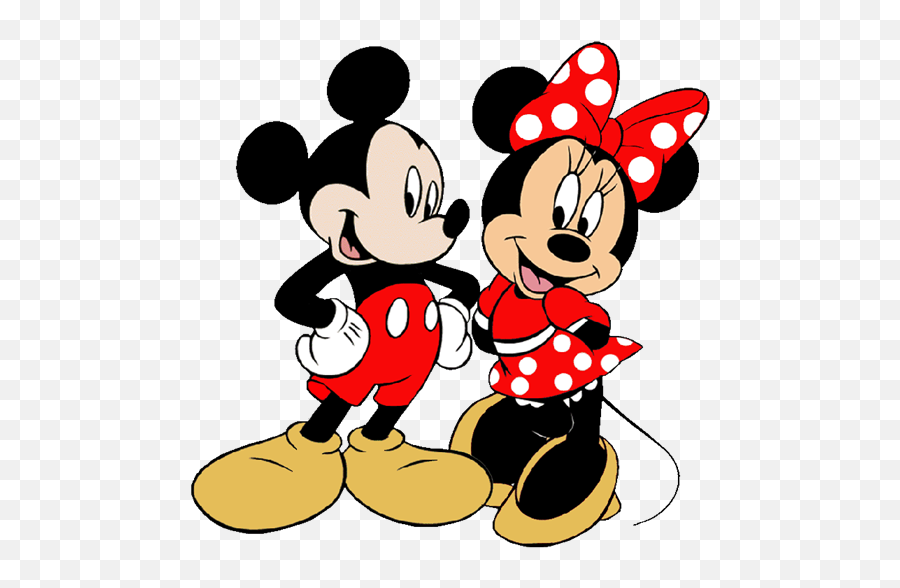Clipart Love Mickey Mouse - Mickey And Minnie Mouse Png,Mickey Mouse ...