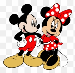 Clipart Love Mickey Mouse - Mickey And Minnie Mouse png