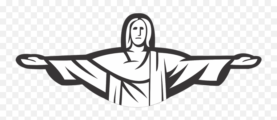 Christ Redeemer The - Free Vector Graphic On Pixabay Brazil Christ The Redeemer Clipart Png,Christ Png