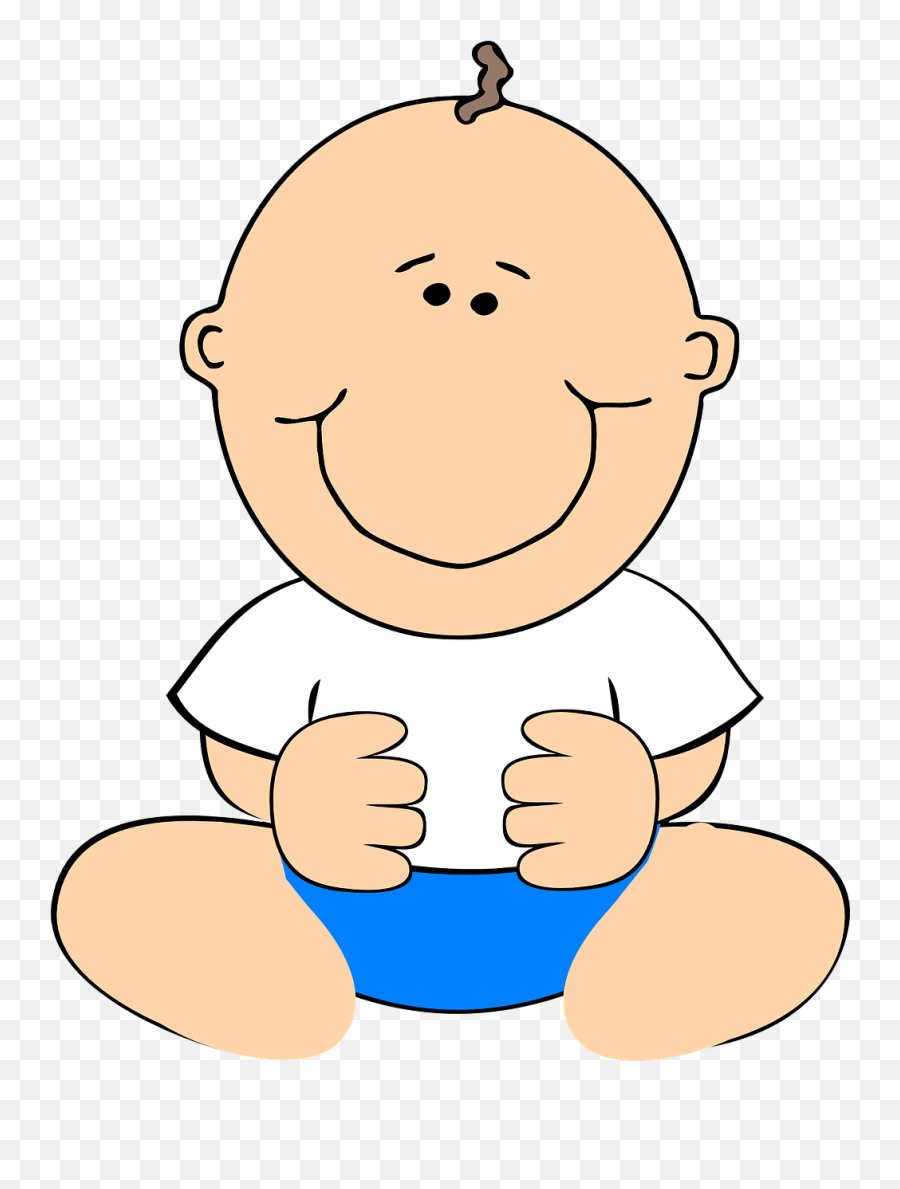 Baby Smiling Cute - Baby Clipart Png,Cartoon Baby Png