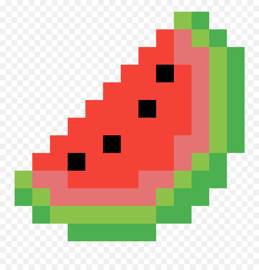 Download Watermelon Slice - Pixel Art 10 By 10 Full Size Pixel Art 10 X 10 Png,Watermelon Slice Png