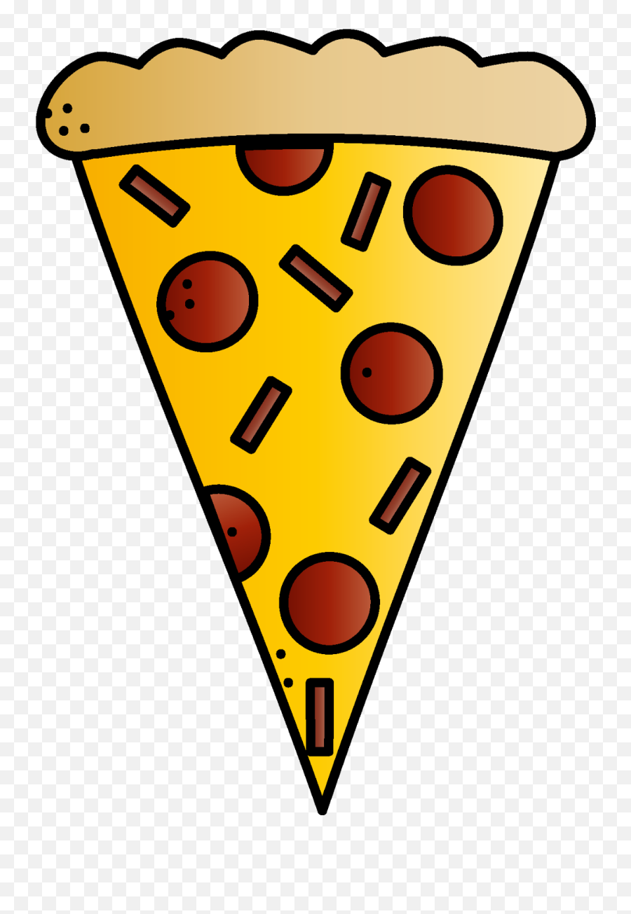 Pizza Triangle Clipart - Triangle Pizza Slice Clipart Png,Triangle Shape Png