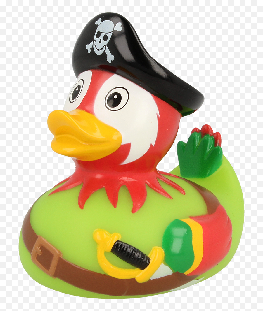Pirate Parrot Duck - Design By Lilalu Rubber Duck Png,Pirate Parrot Png