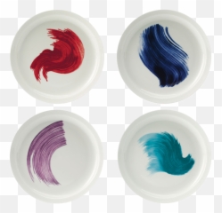 Ergo Plates And Bowls In Cobalt - Red Hair Png,Swish Png