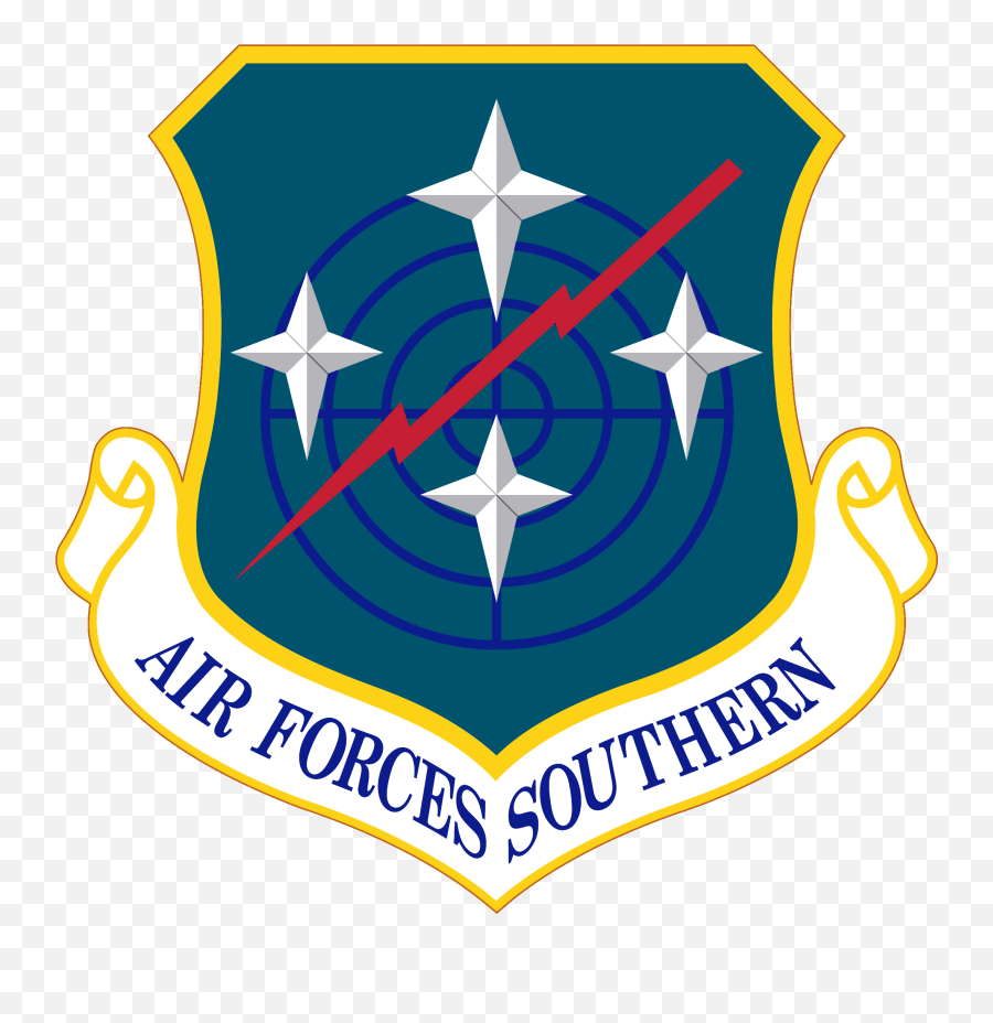 Air Forces Southern Shield Transparent Background - Us Air Force Space Command Logo Png,Shield Transparent Background
