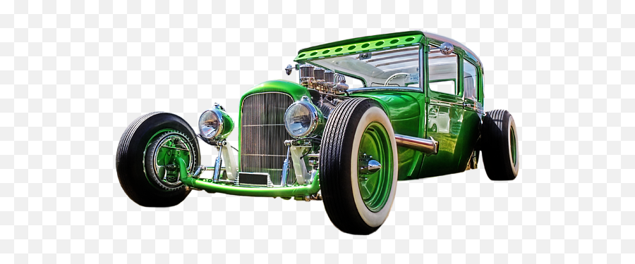 Go Faster Green - Vintage Hot Rod Tshirt Antique Car Png,Hot Rod Png