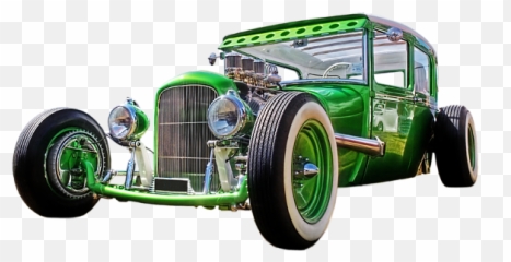 Go Faster Green - Vintage Hot Rod Tshirt Antique Car Png,Hot Rod Png