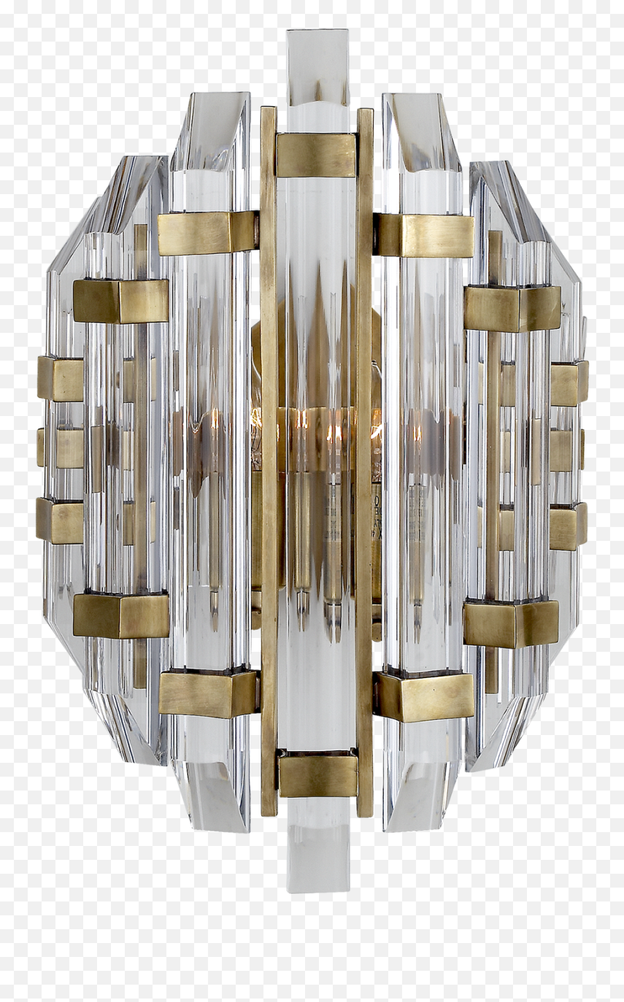 Adele Sconce In Hand - Rubbed Antique Brass With Clear Acrylic Adele Sconce Png,Adele Png