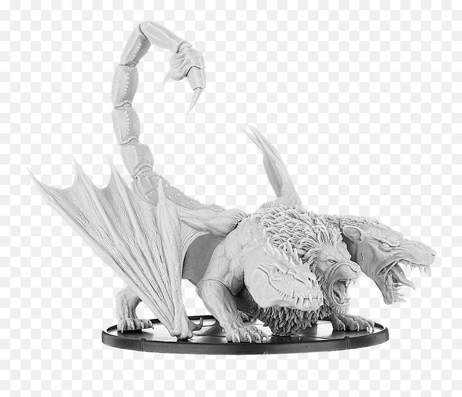 Download Art Monster Horror Chimera - Mierce Miniatures Chimera Png,Chimera Png