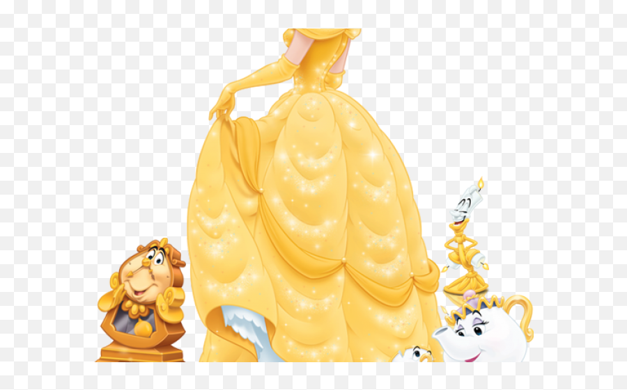 Download Beautiful Clipart Disney - Disney Belle Beauty And The Beast Cartoon Png,Belle Transparent