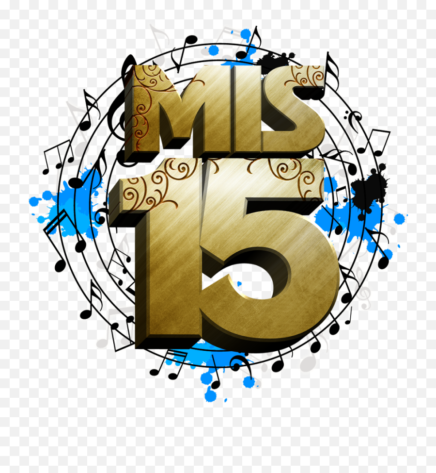 Mis 15 En Png - Mis 15 Años Letras,15 Png