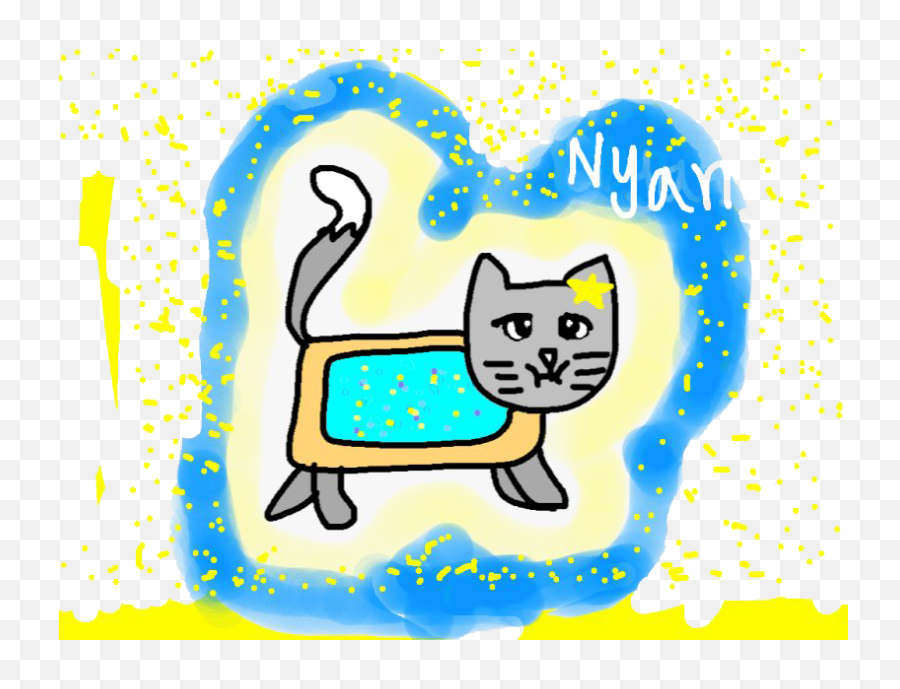 Nyan Cat Png Image Mart - Cartoon,Cat Tail Png