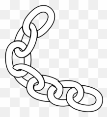 Free Chain Circle Png Download - Black And White