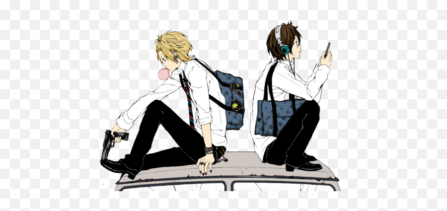 Anime Boy Boys - Friends Anime Two Boys Png,Anime Boy Transparent