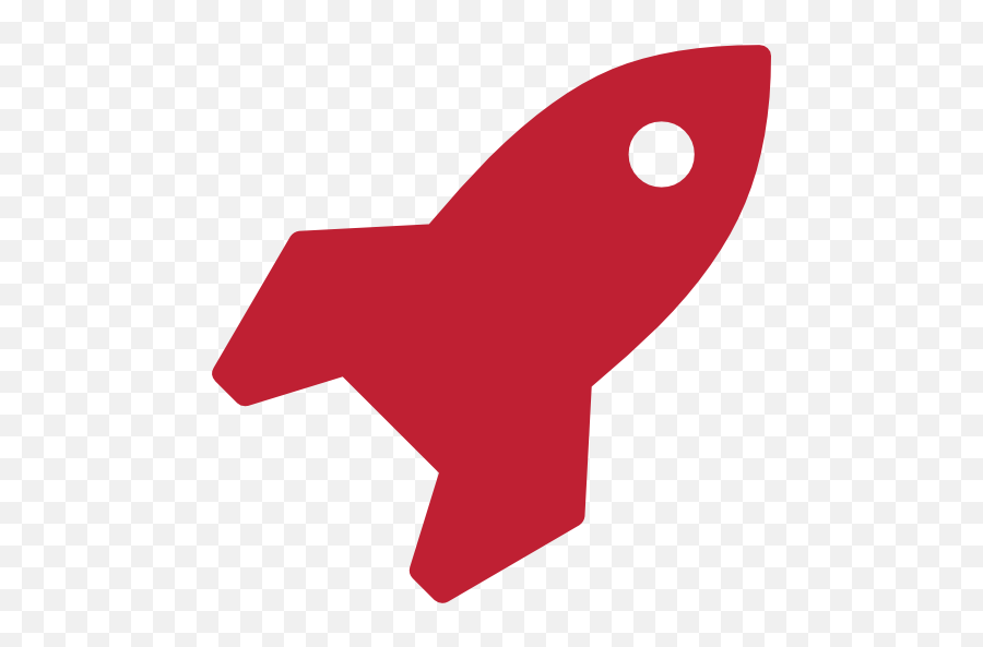 Eve - Smallrocketshipsilhouettered Impello Rocket Png Red Silhouette,Rocket Ship Transparent
