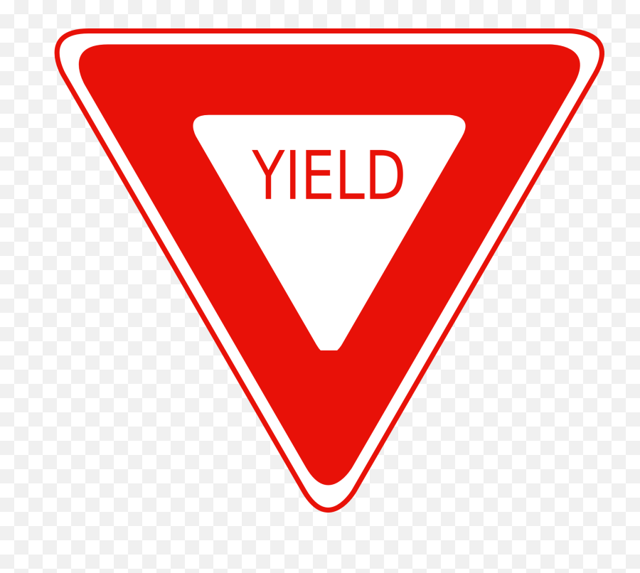 Yield Sign Clip Art N8 Free Image - Sign Png,Yield Sign Png